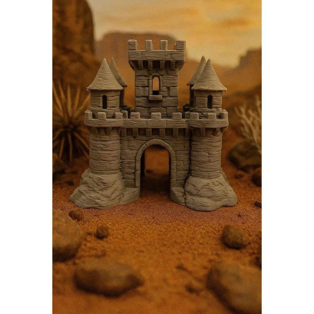 Stone keep Castle Reptile Hide and climb, Decor‎